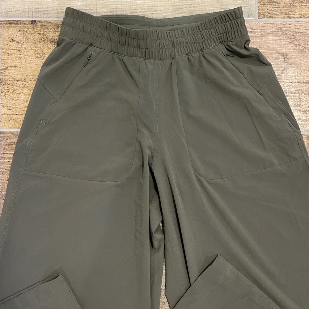 Lululemon Swift Mid Rise Wide Leg Pant Army Green Size 4 - Picture 4 of 7